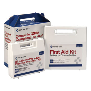First Aid Only™ First Aid Kit For 50 People, 229 Pieces, Ansi-osha Compliant, Plastic Case freeshipping - TVN Wholesale